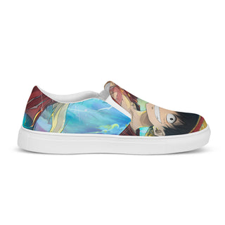 Luffy One Piece Women’s slip-on shoes