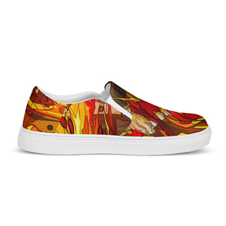 Flame Hashira Rengoku Women’s slip-on shoes