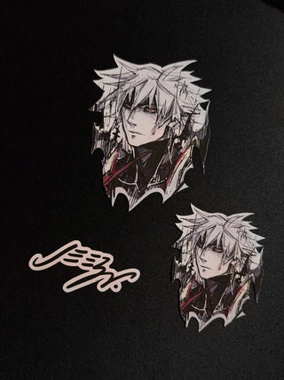 Zed unmasked sticker