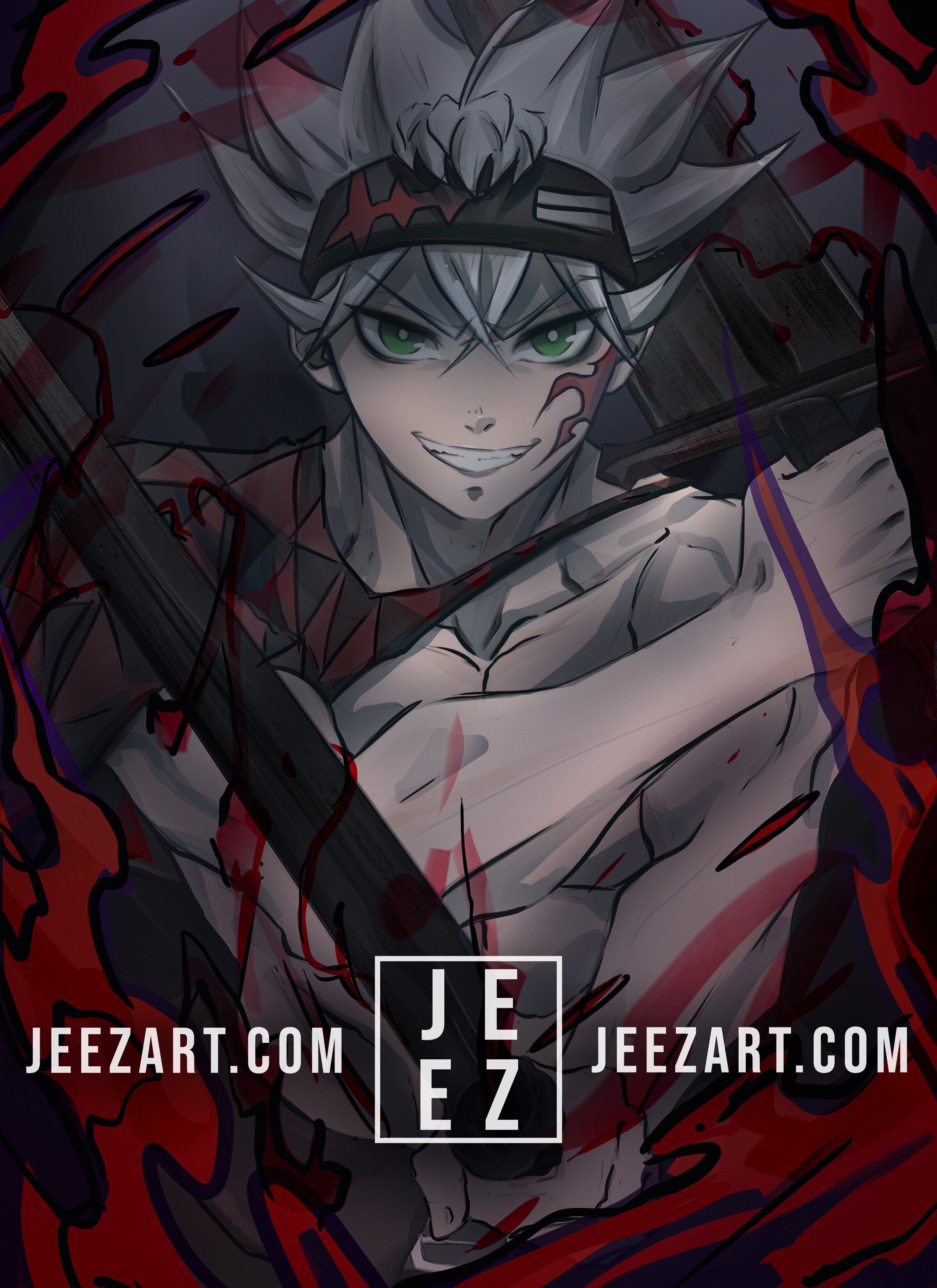 Astaa Asta Demon Slayer Print – JeezArt