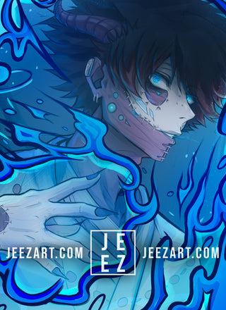 Upper Moon Dabi (Demon Slayer) Print