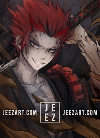 Kirishima Demon Slayer Print