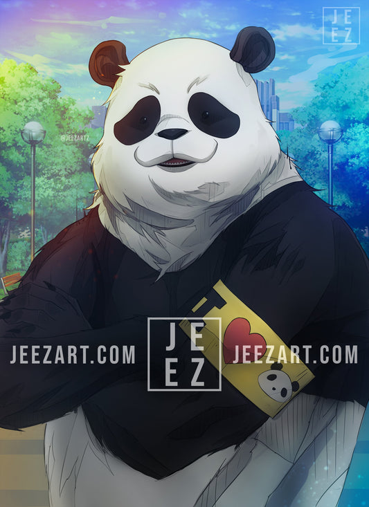 Jujutsu Kaisen Panda 🐼 Print