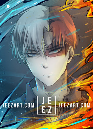 Todoroki x Levi Print