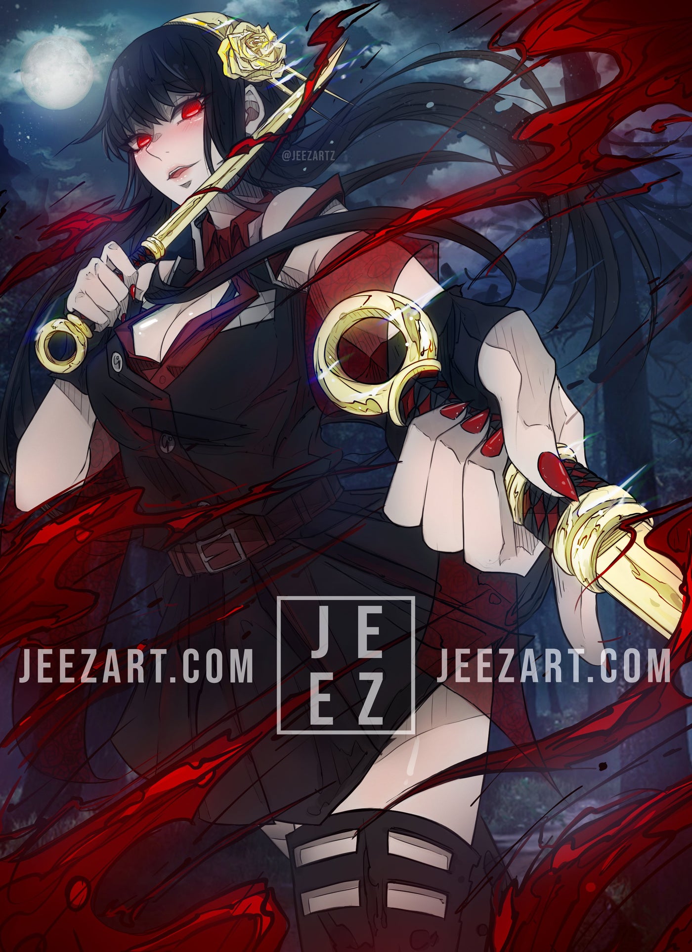 Demon Slayer Yor Forger Print 🩸